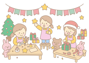 IMG_3746の無料イラスト｜保育園・幼稚園で使える素材｜12月・クリスマス・先生・冬・季節・月別・行事