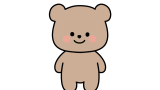 クマのイラスト素材の無料イラスト｜保育園・幼稚園で使える素材｜どうぶつ