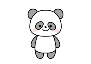 パンダのイラスト素材の無料イラスト｜保育園・幼稚園で使える素材｜どうぶつ
