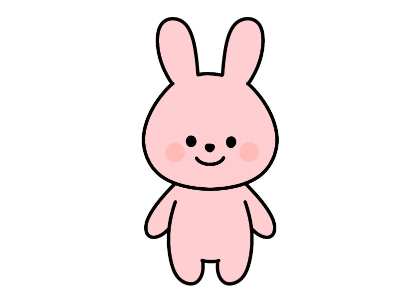 うさぎイラスト素材の無料イラスト｜保育園・幼稚園で使える素材｜どうぶつ