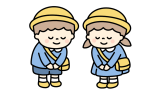 あいさつの無料イラスト｜保育園・幼稚園で使える素材｜こども・入園式・卒園式・園生活