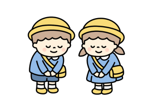 あいさつの無料イラスト｜保育園・幼稚園で使える素材｜こども・入園式・卒園式・園生活